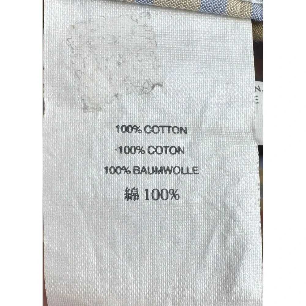 J Crew Shirt Men's XL Slim Fit Plaid Long Sleeve Button‎ Down 100% Cotton